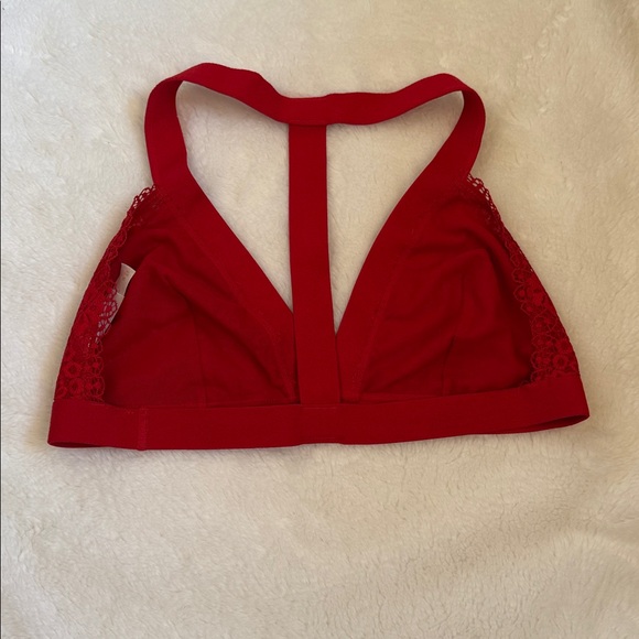 New Colsie Red Lace Bralette Size M - Picture 4 of 7